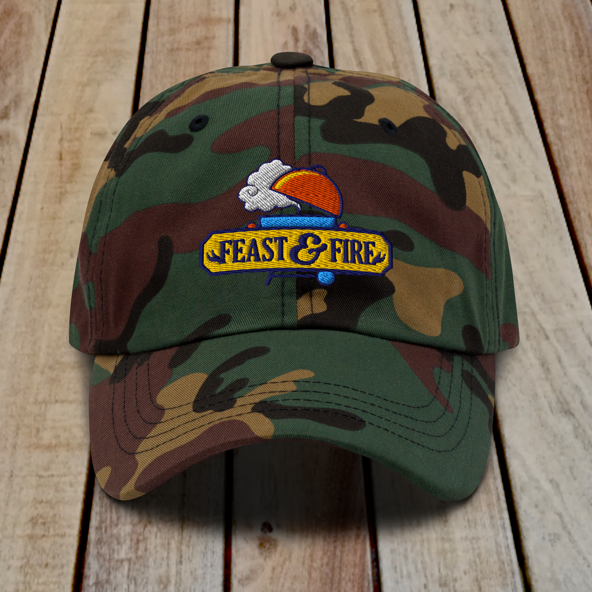 The Dad Hat - FEAST & FIRE LOGO