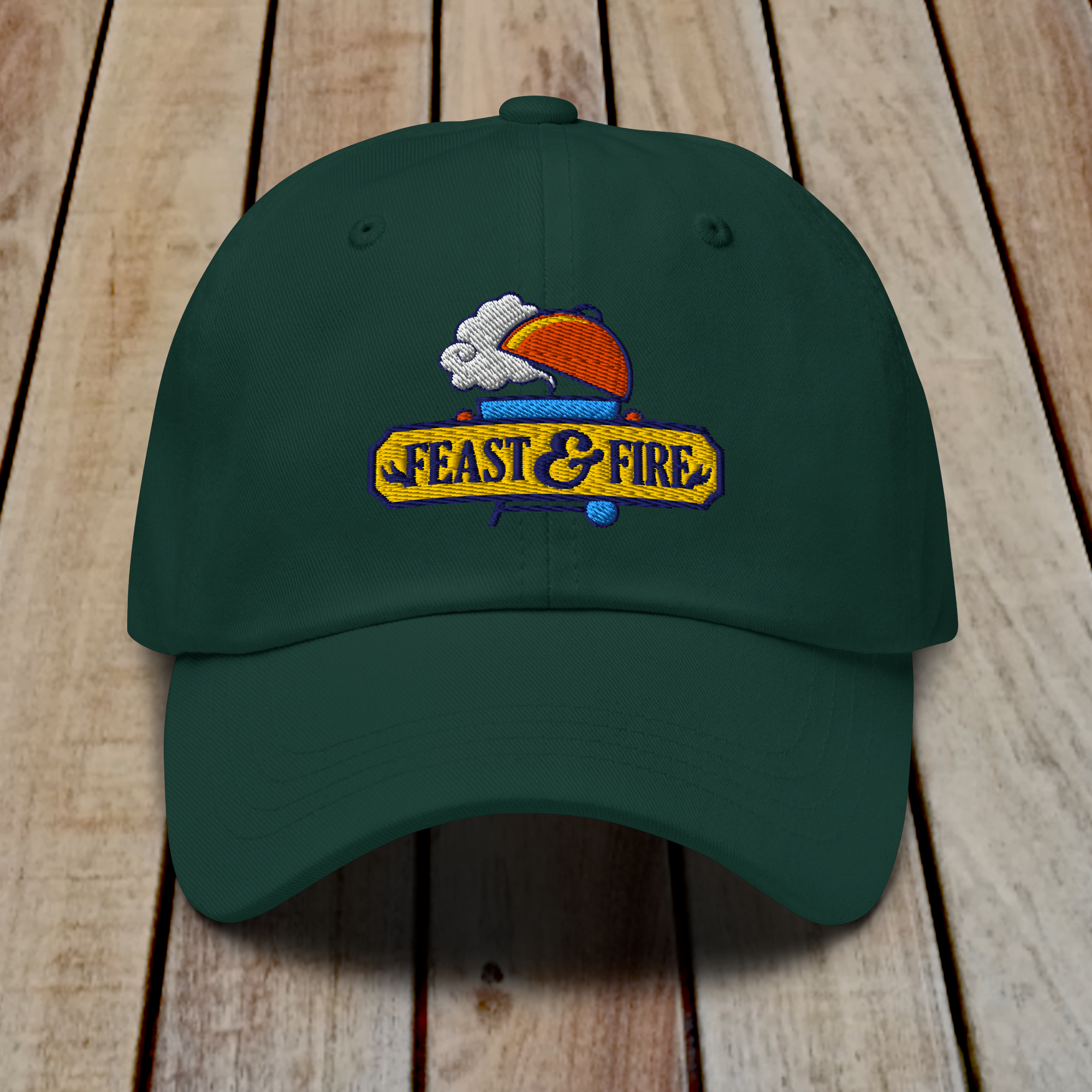 The Dad Hat - FEAST & FIRE LOGO