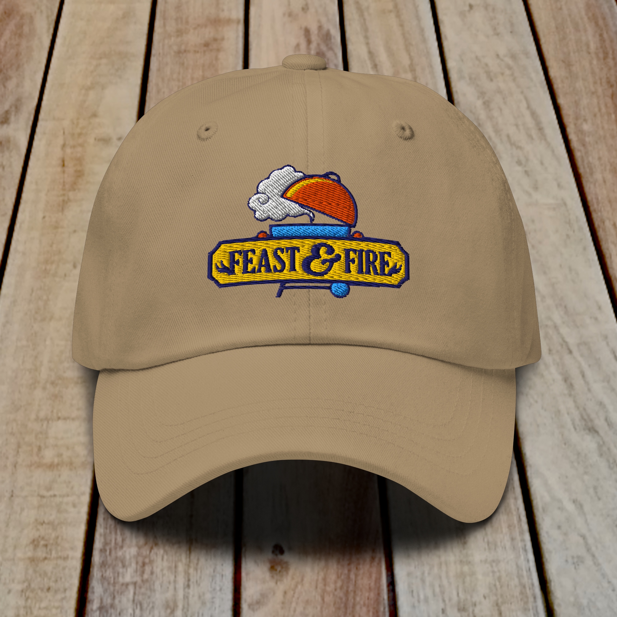 The Dad Hat - FEAST & FIRE LOGO