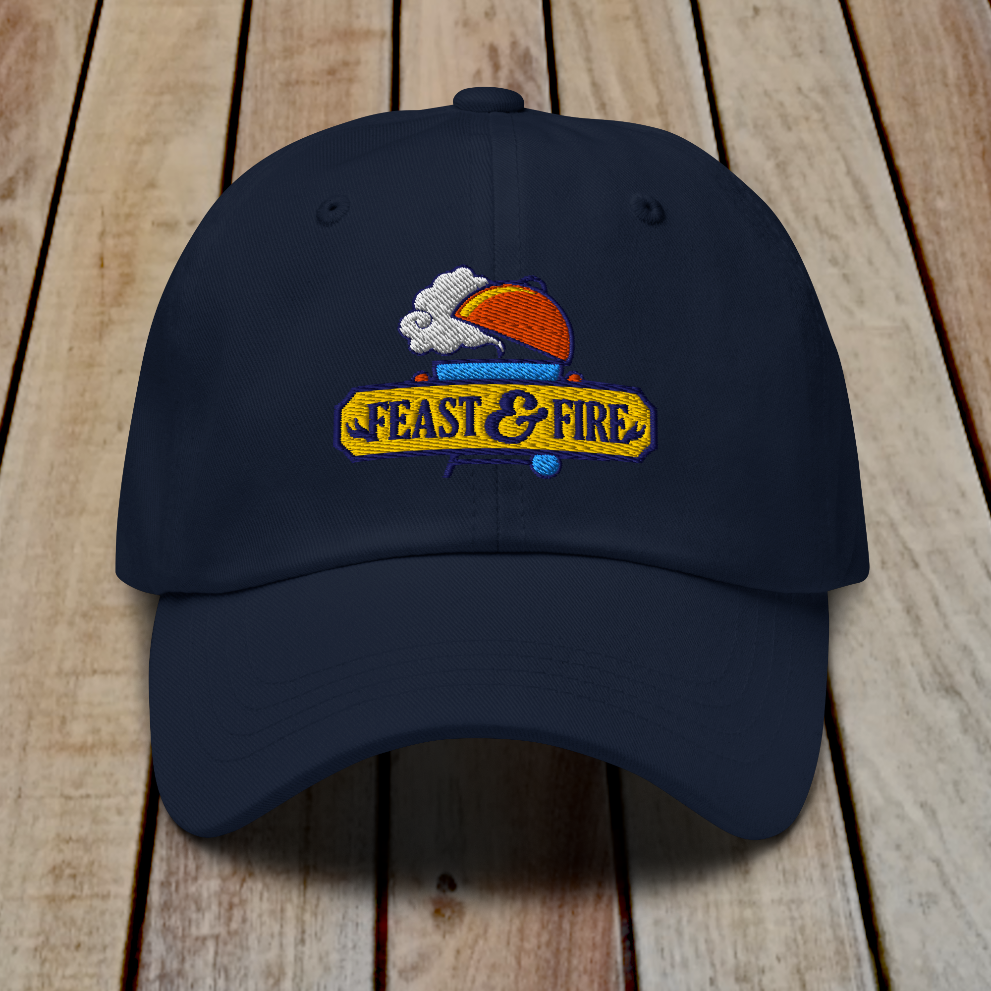 The Dad Hat - FEAST & FIRE LOGO