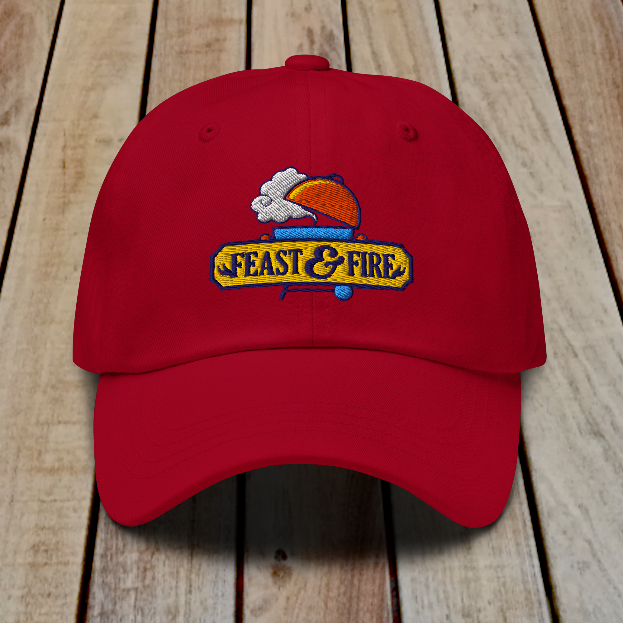 The Dad Hat - FEAST & FIRE LOGO