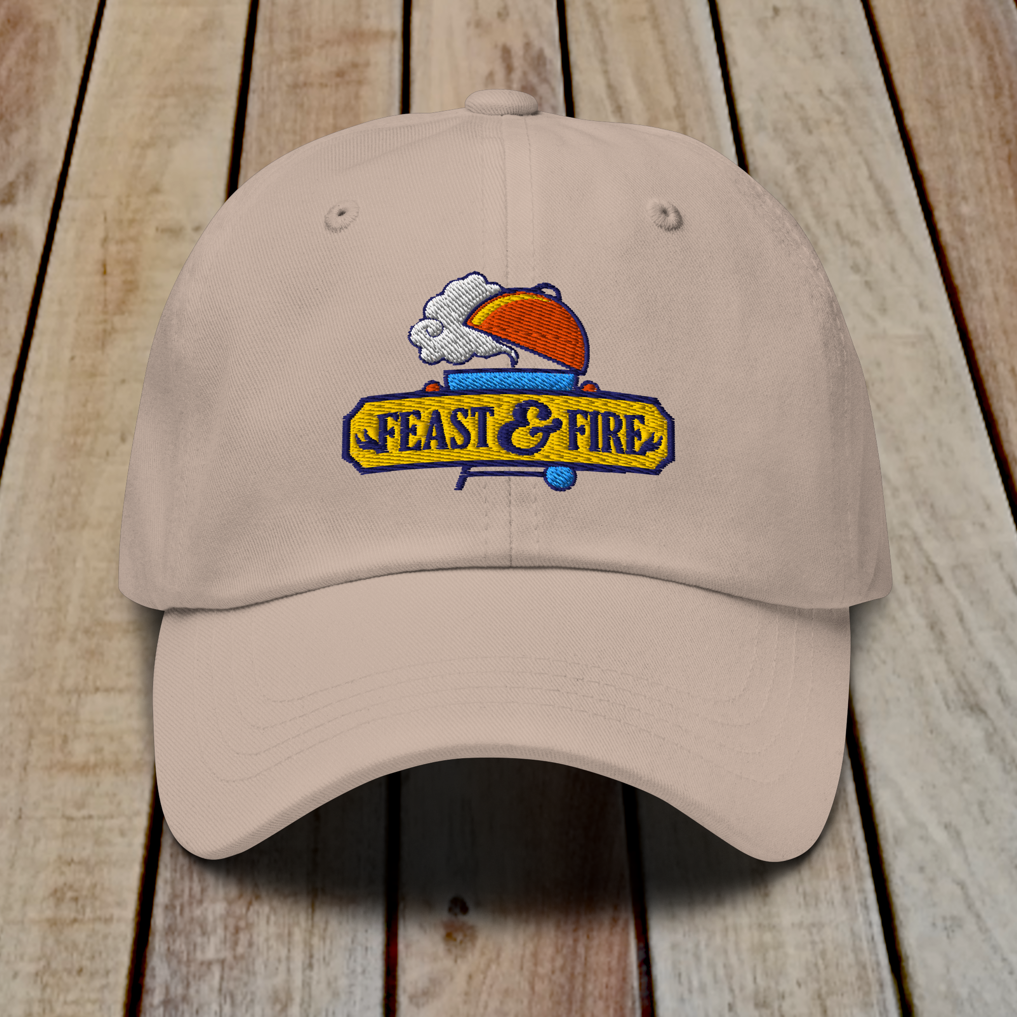 The Dad Hat - FEAST & FIRE LOGO