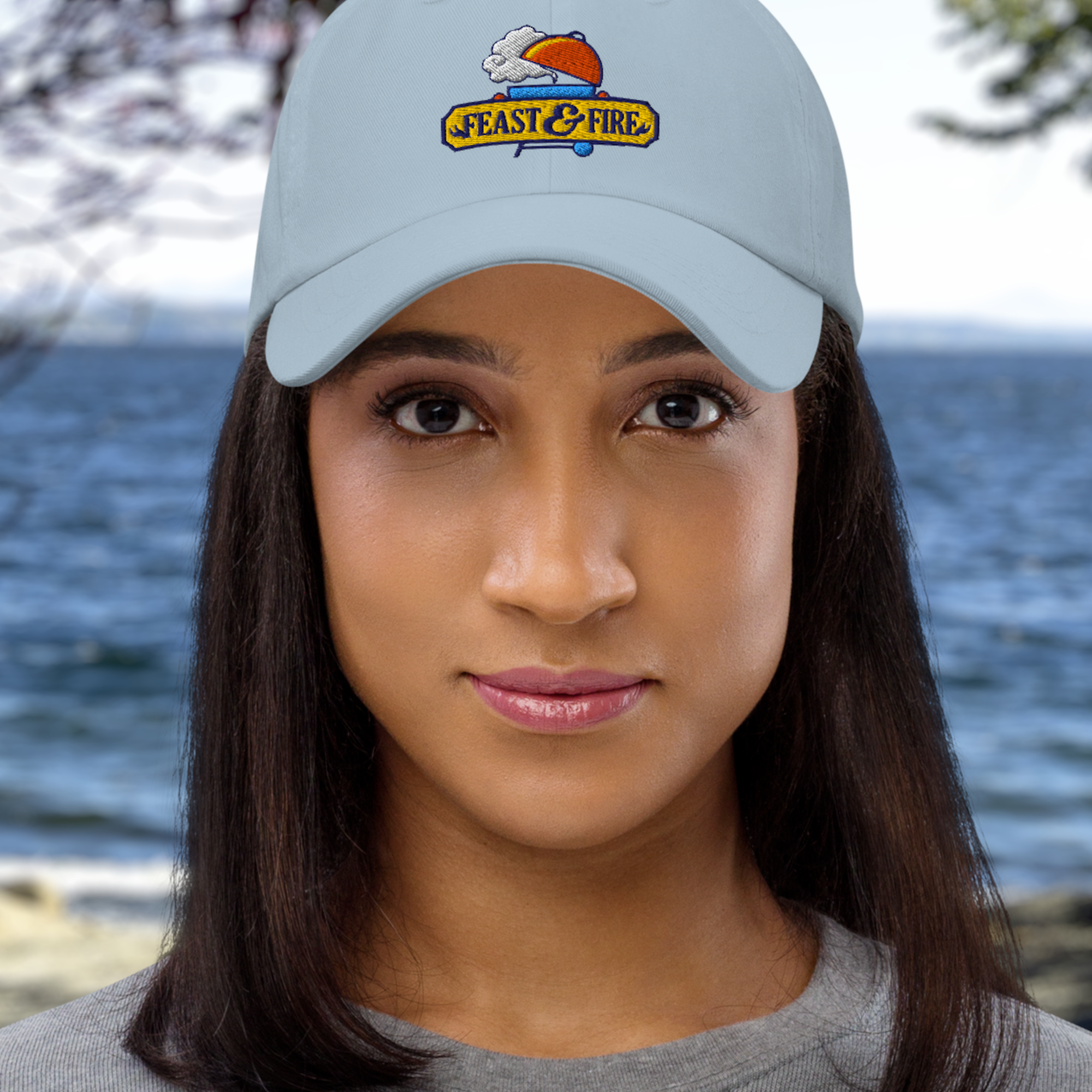 The Dad Hat - FEAST & FIRE LOGO