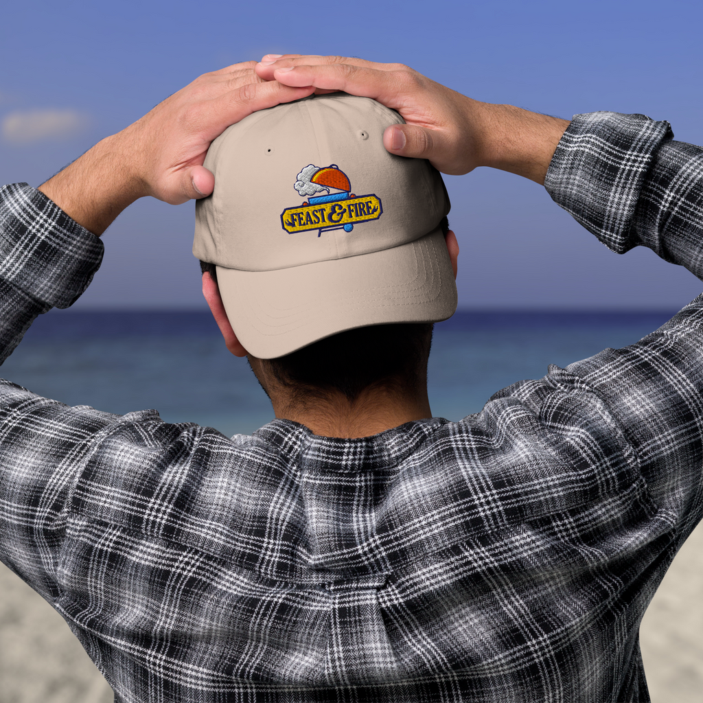 The Dad Hat - FEAST & FIRE LOGO