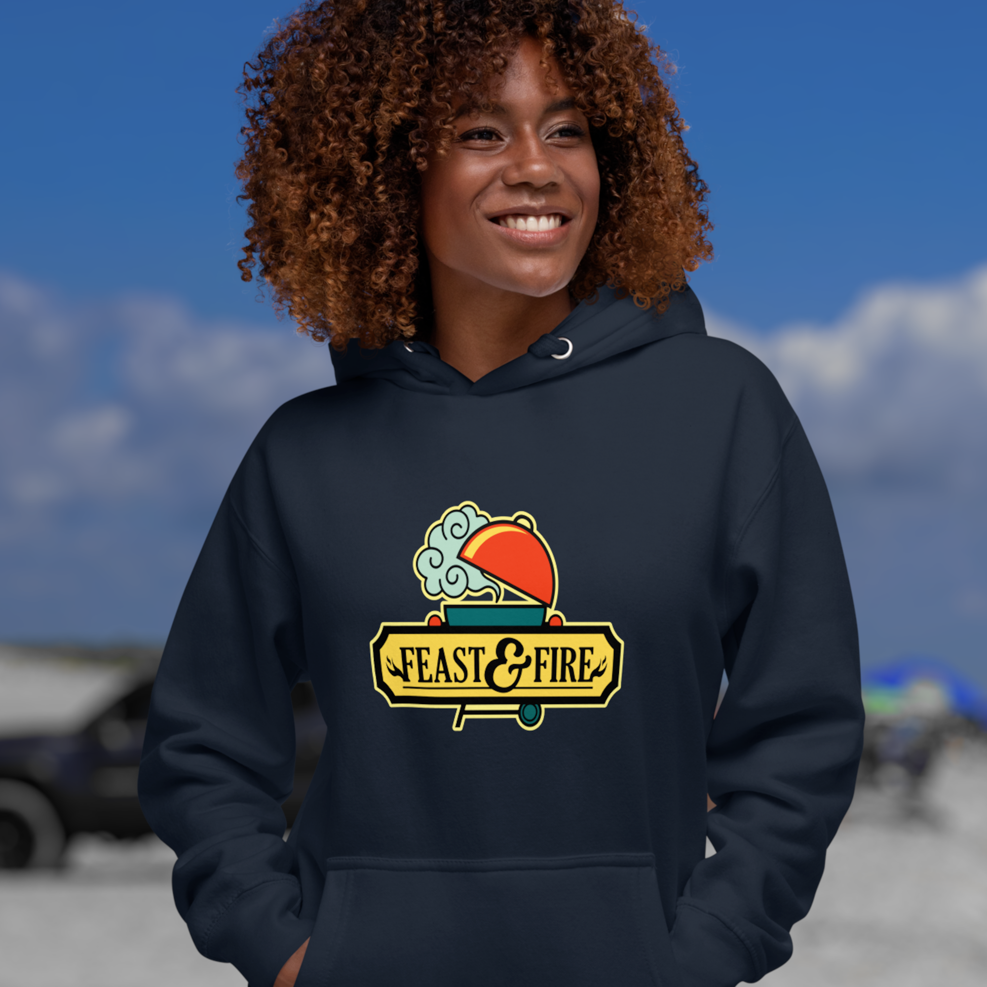 Hoodie - LOGO WITH OUTLINE