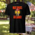 T-Shirt - MEAT SWEATS - RED TEXT