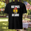 T-Shirt - MEAT SWEATS - WHITE TEXT