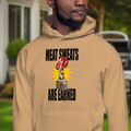 Hoodie - MEAT SWEATS BLACK TEXT