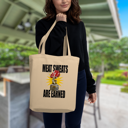 Eco Tote Bag - MEAT SWEATS NATURAL