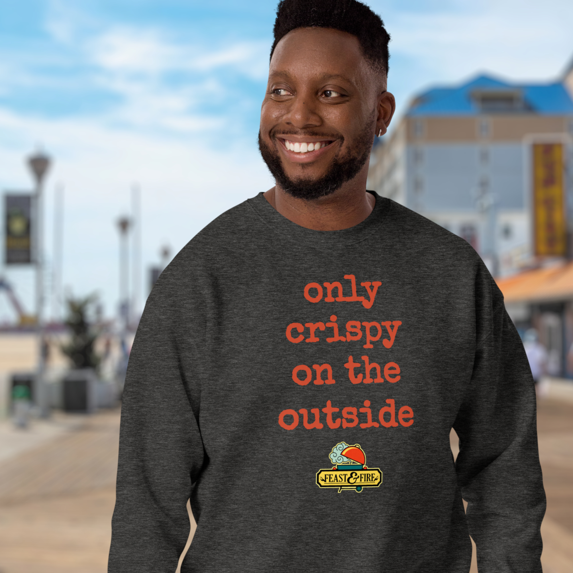 Sweatshirt - ONLY CRISPY ON THE OUTSIDE