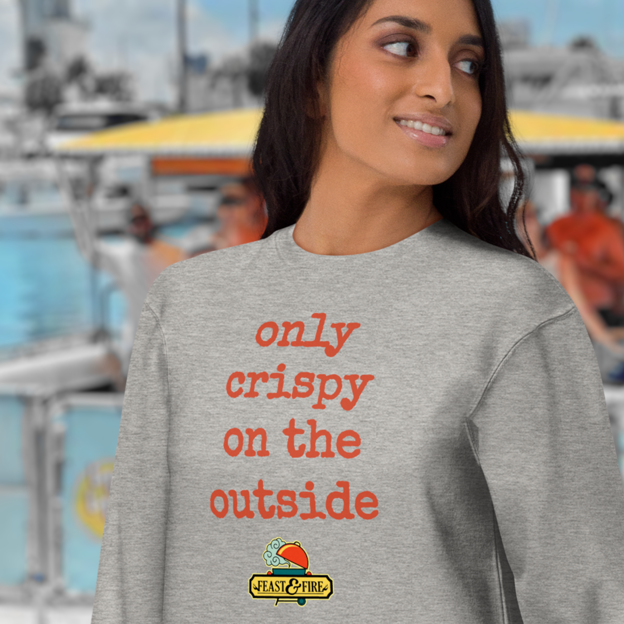 Sweatshirt - ONLY CRISPY ON THE OUTSIDE