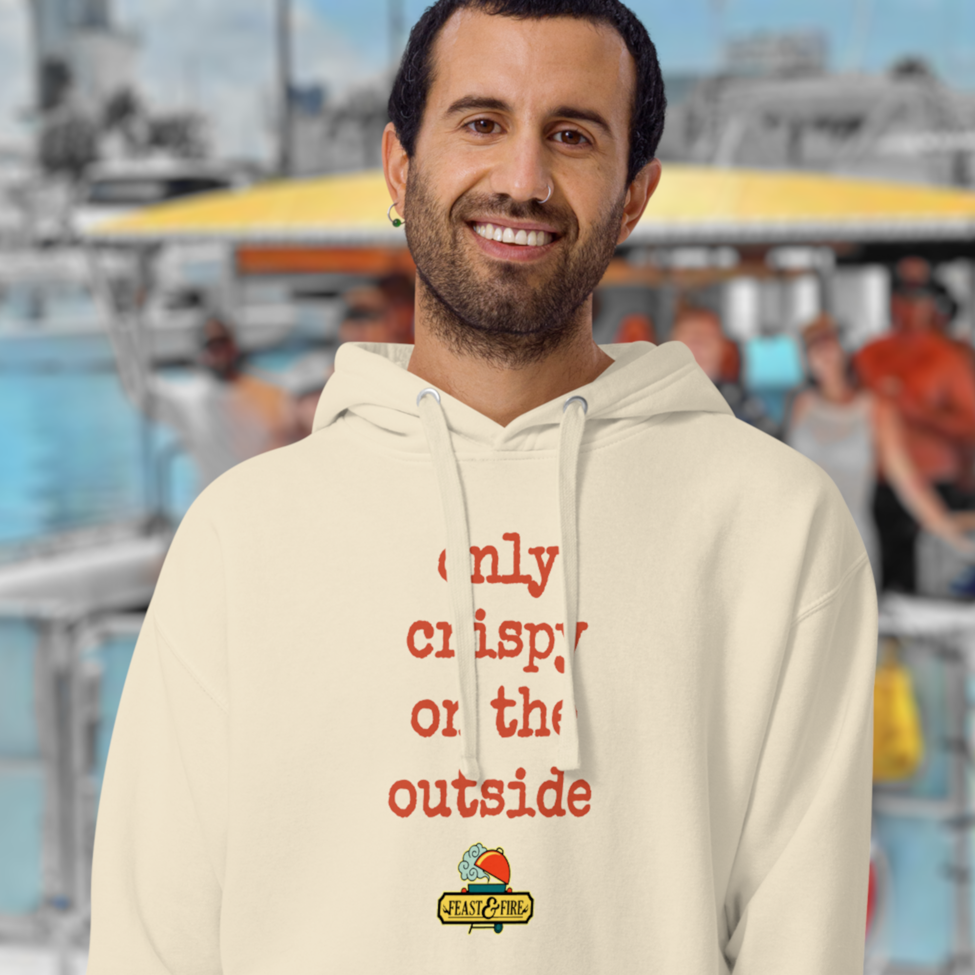 Hoodie - ONLY CRISPY ON THE OUTSIDE