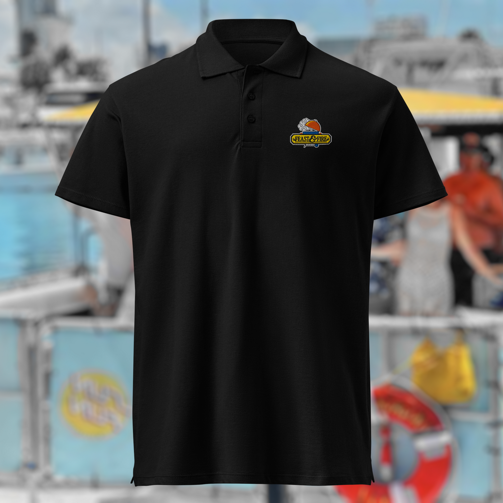 The Classic Polo - FEAST & FIRE LOGO