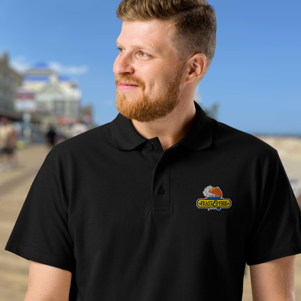 The Classic Polo - FEAST & FIRE LOGO