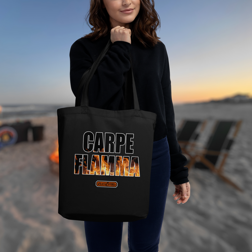 Eco Tote Bag - SEIZE THE FLAME