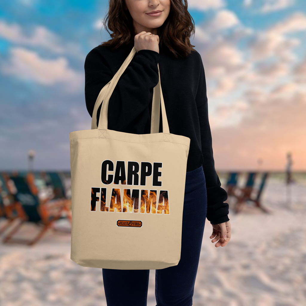Eco Tote Bag - SEIZE THE FLAME