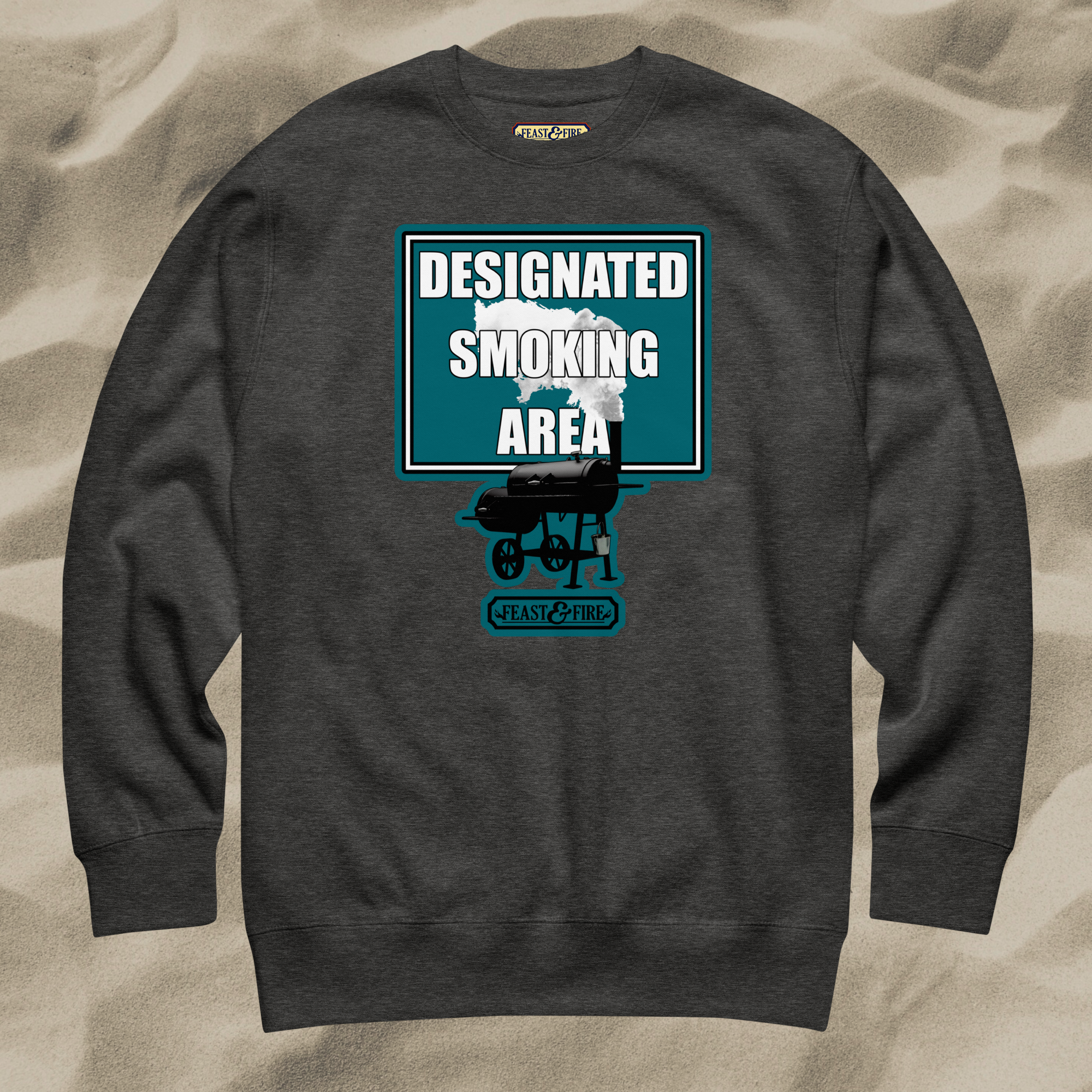 Sweatshirt - SMOKING AREA - DARK