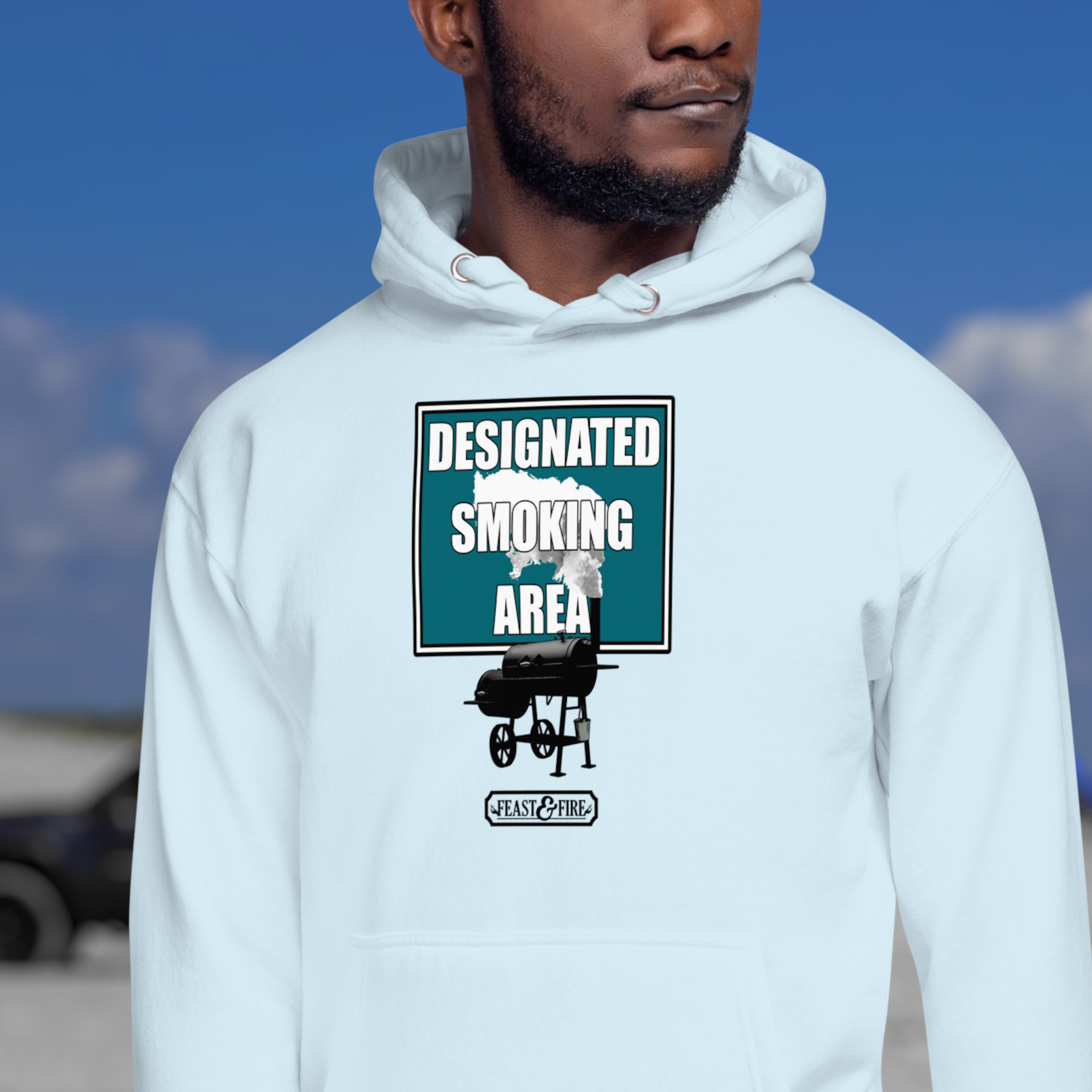 Hoodie - SMOKING AREA LIGHT