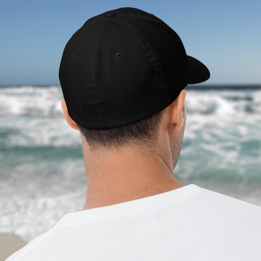 Flexfit Structured Twill Cap - SPECIAL EDITION - STEALTH BLACK LOGO