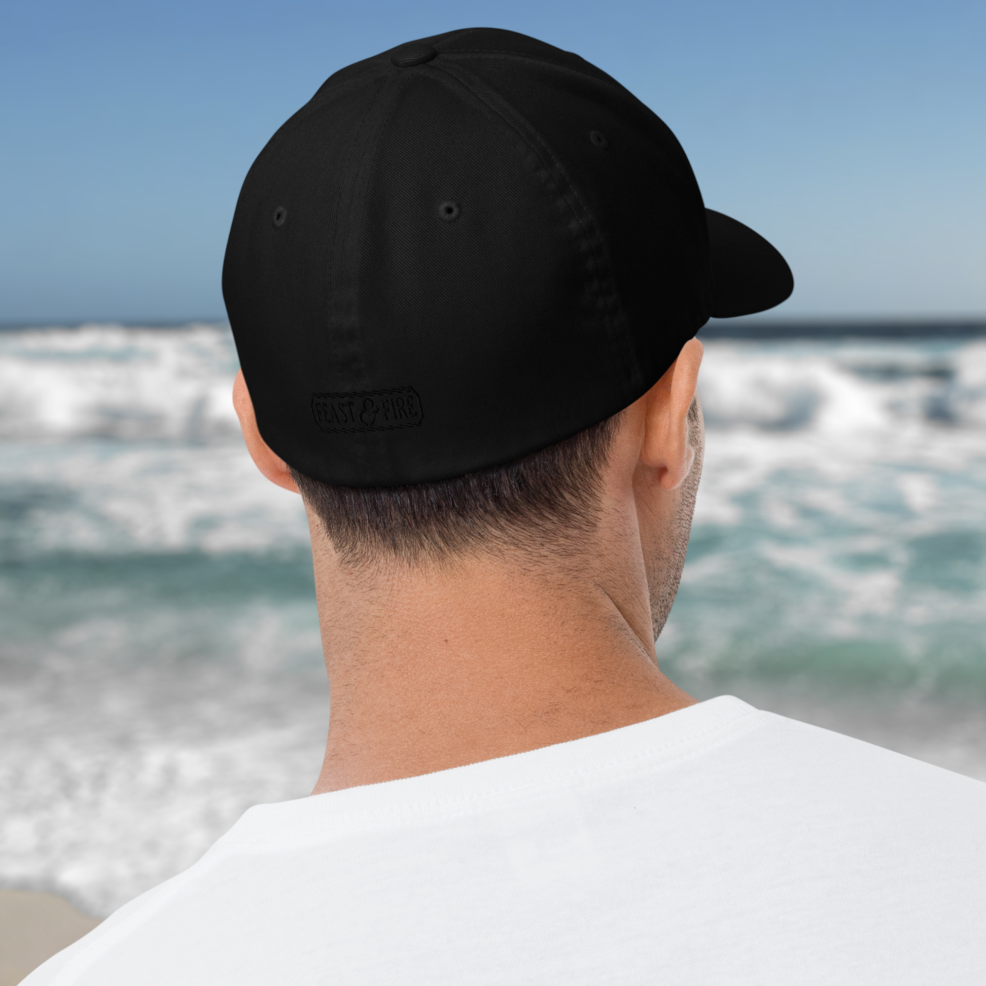 Flexfit Structured Twill Cap - SPECIAL EDITION - STEALTH BLACK LOGO