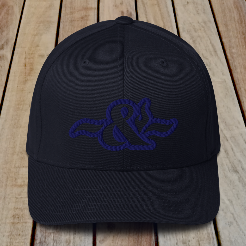 Flexfit Structured Twill Cap - SPECIAL EDITION - STEALTH NAVY LOGO