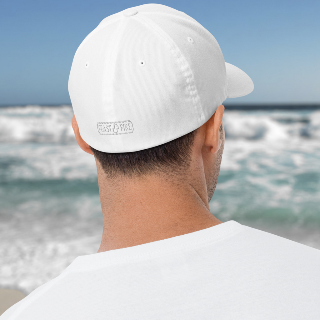 Flexfit Structured Twill Cap - SPECIAL EDITION - STEALTH WHITE LOGO