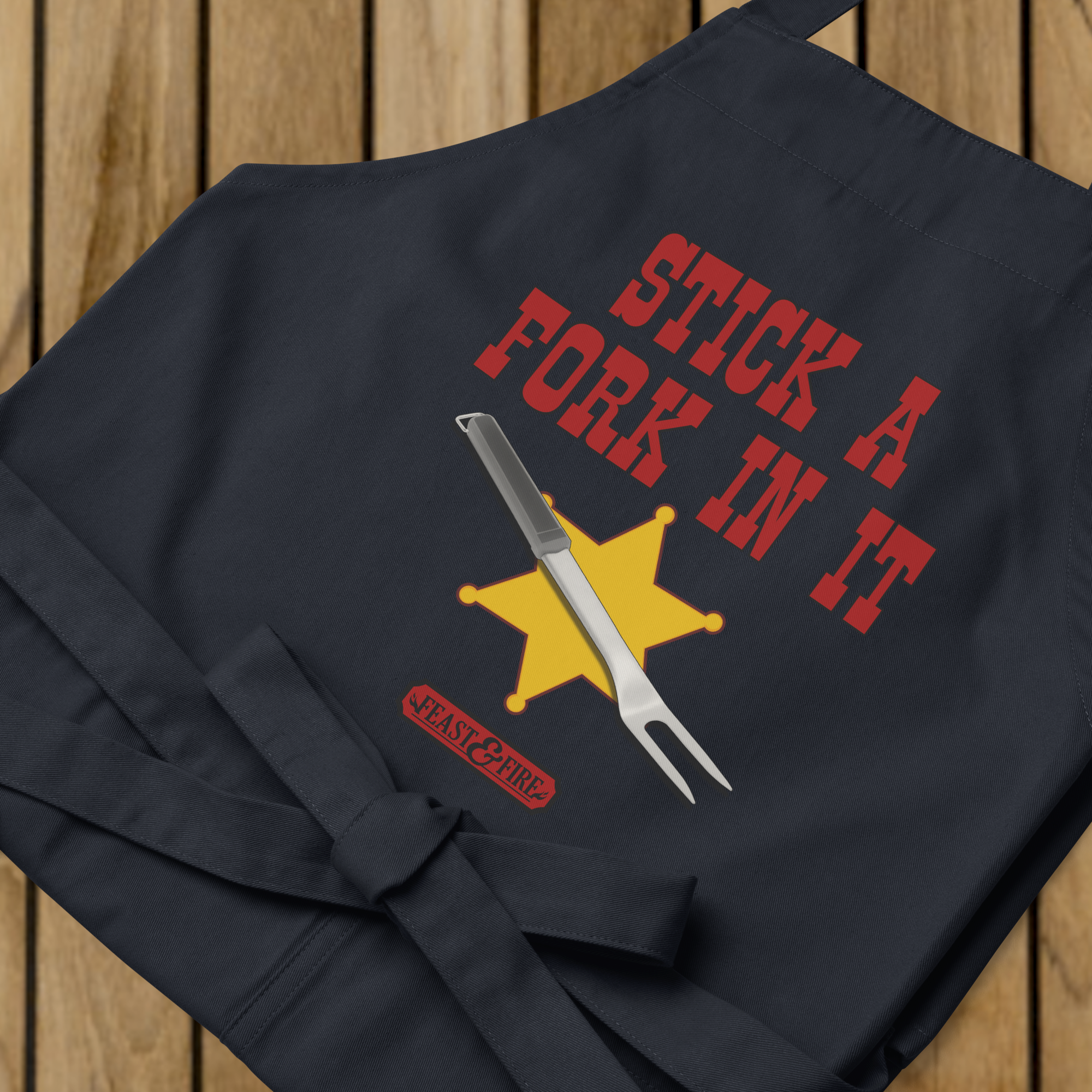 Apron - STICK A FORK IN IT