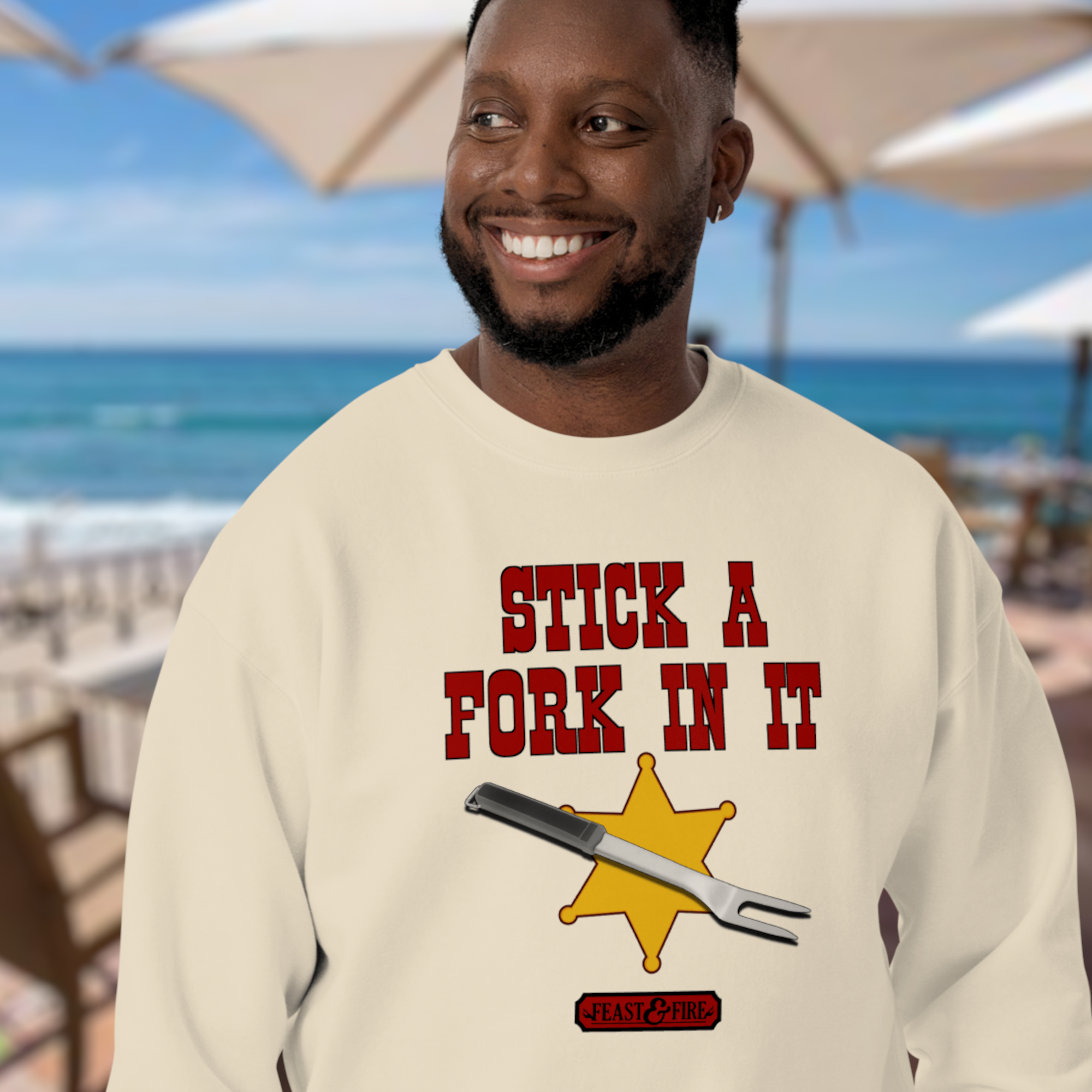 Sweatshirt - STICK A FORK IN IT