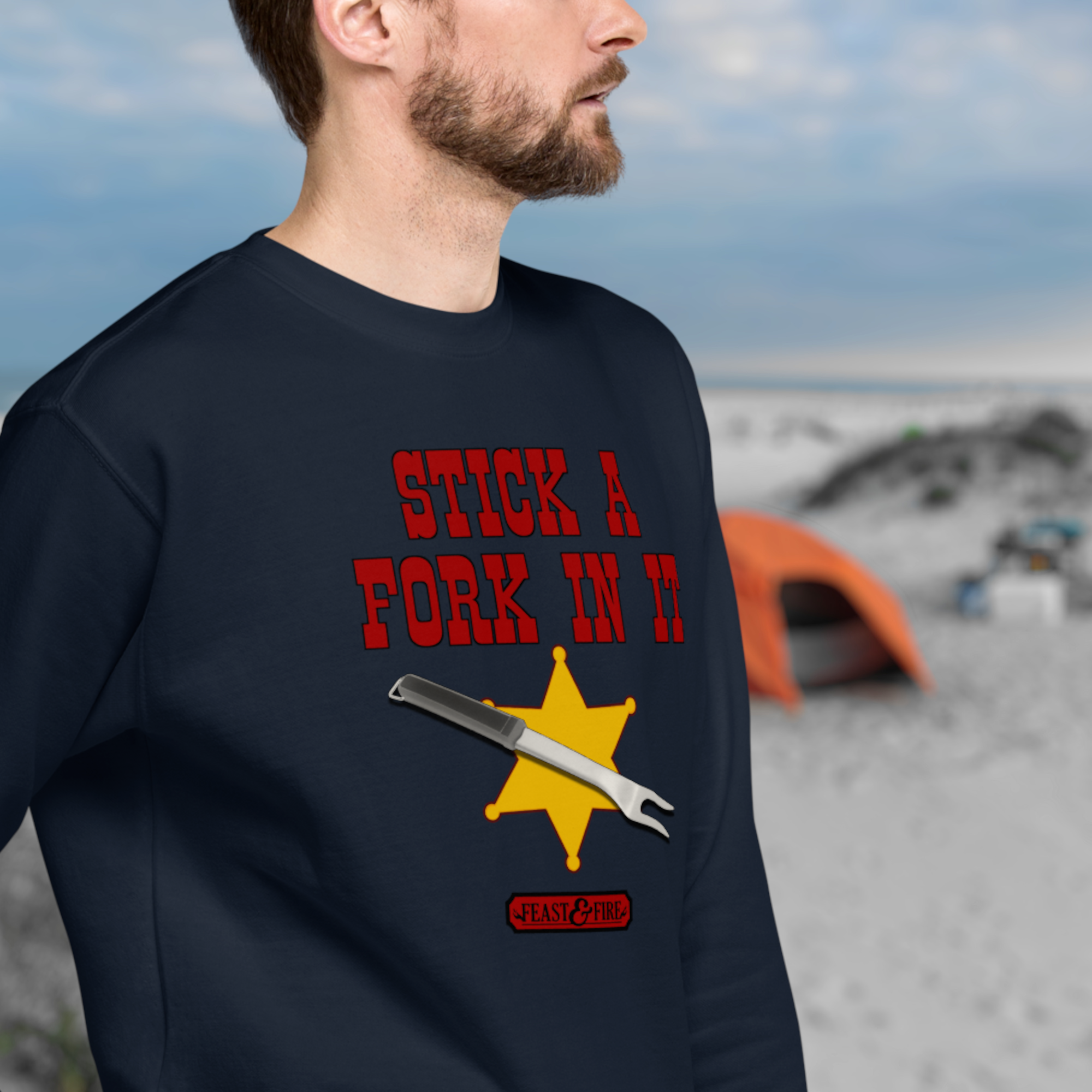 Sweatshirt - STICK A FORK IN IT