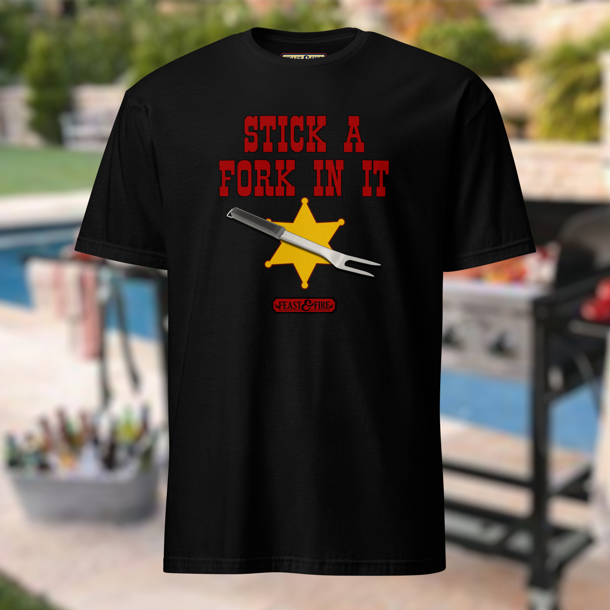 T-Shirt - STICK A FORK IN IT