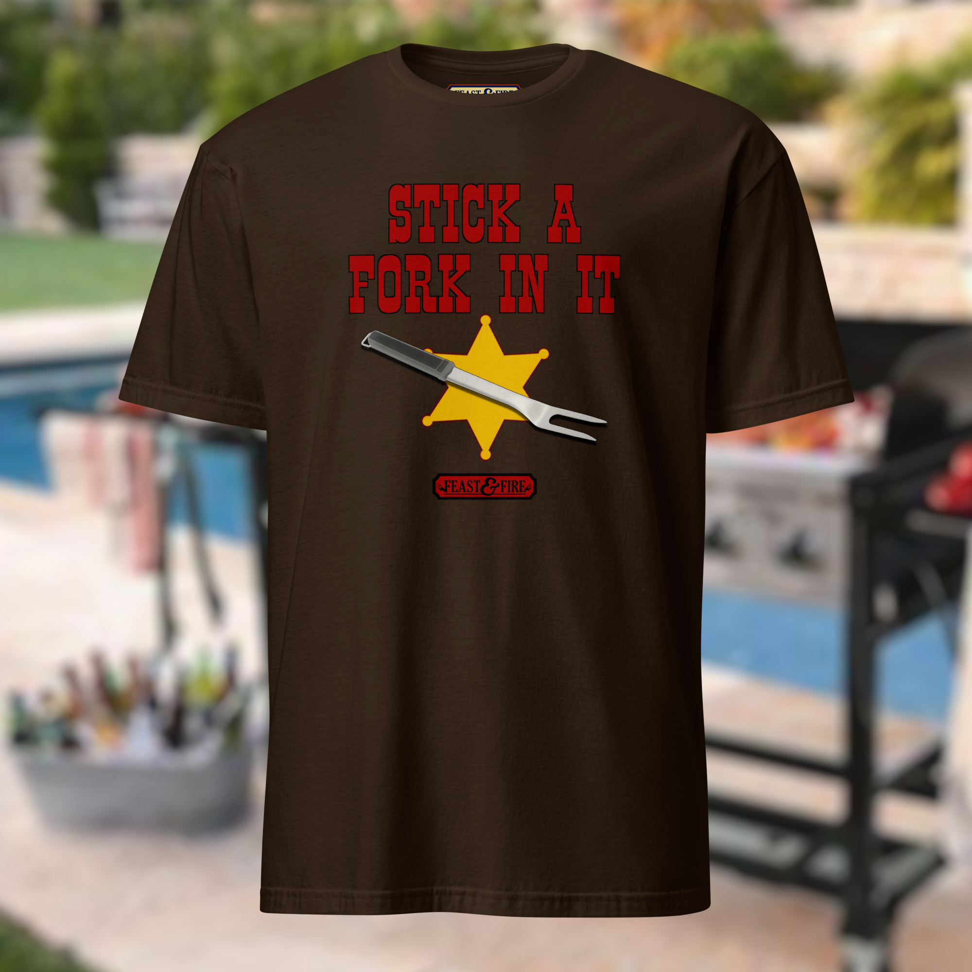 T-Shirt - STICK A FORK IN IT