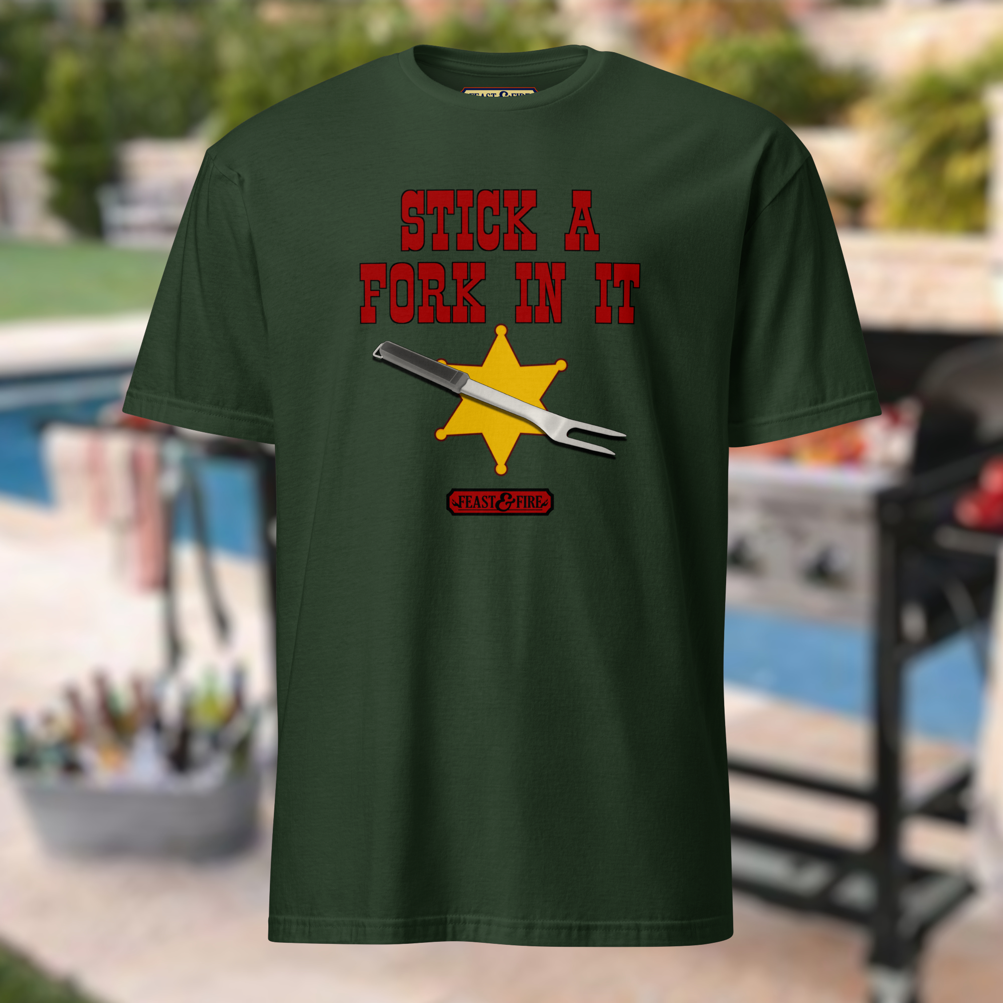 T-Shirt - STICK A FORK IN IT