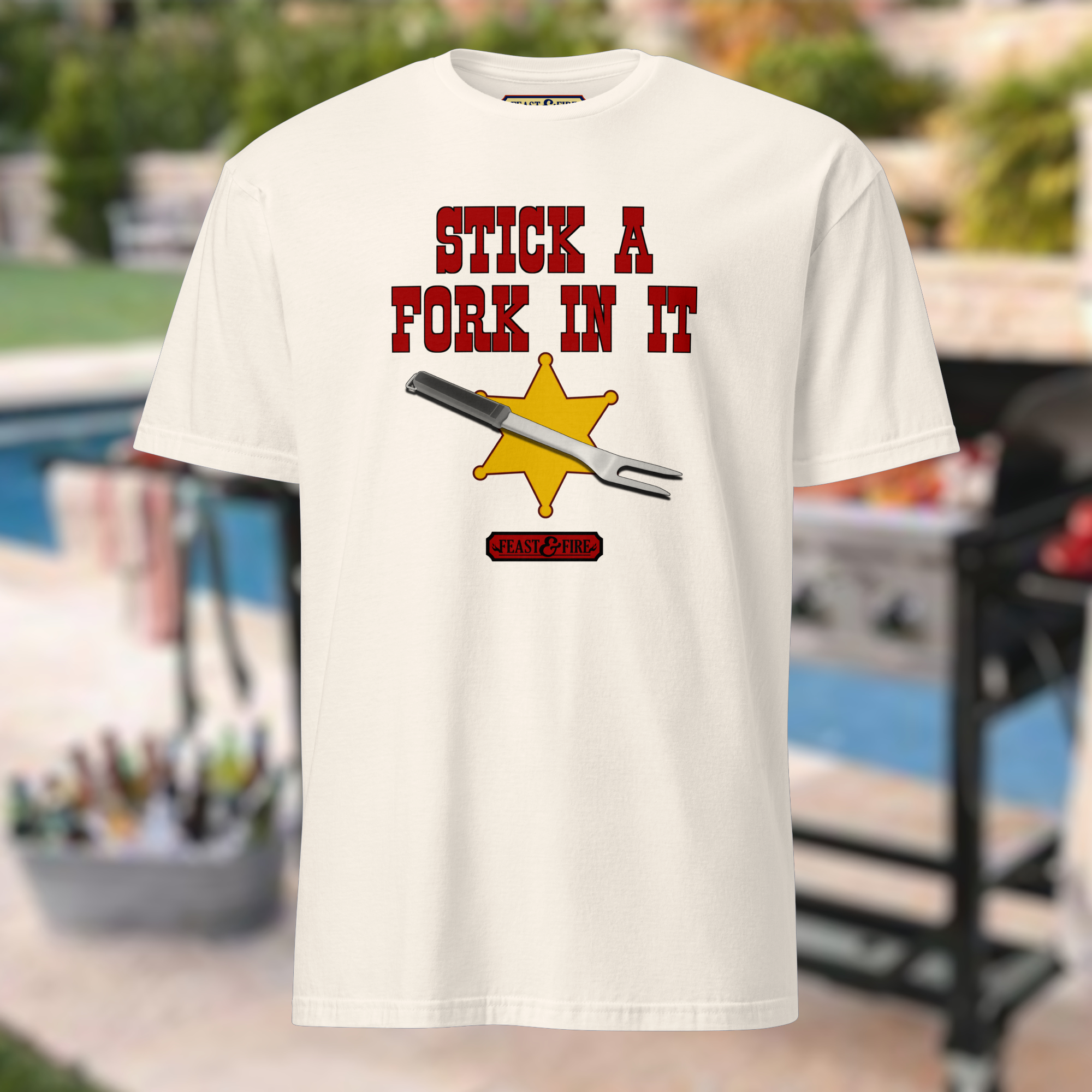 T-Shirt - STICK A FORK IN IT