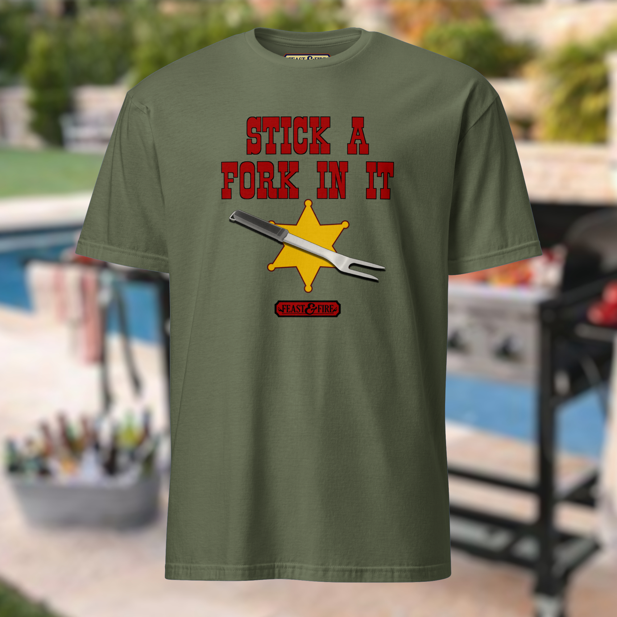 T-Shirt - STICK A FORK IN IT