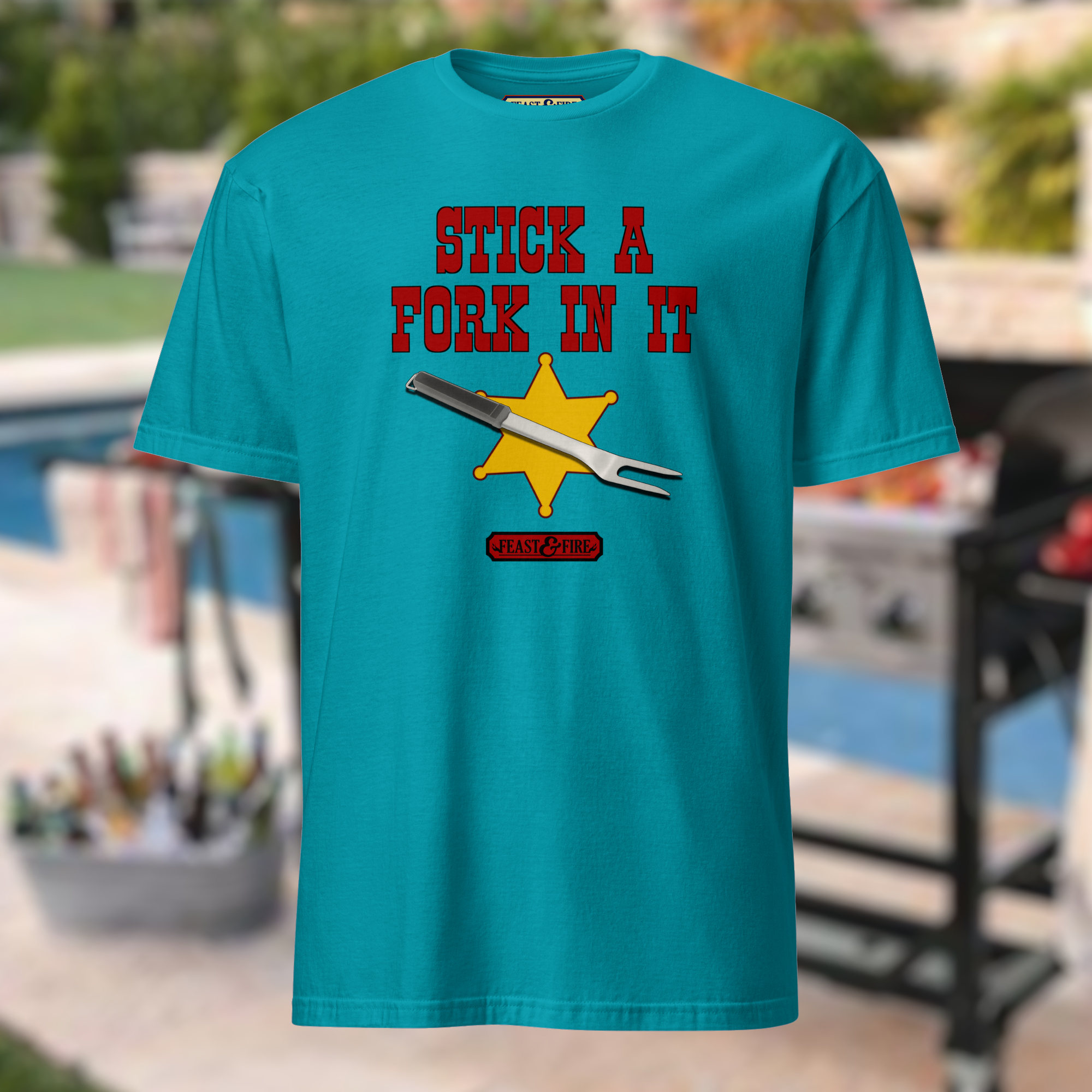T-Shirt - STICK A FORK IN IT