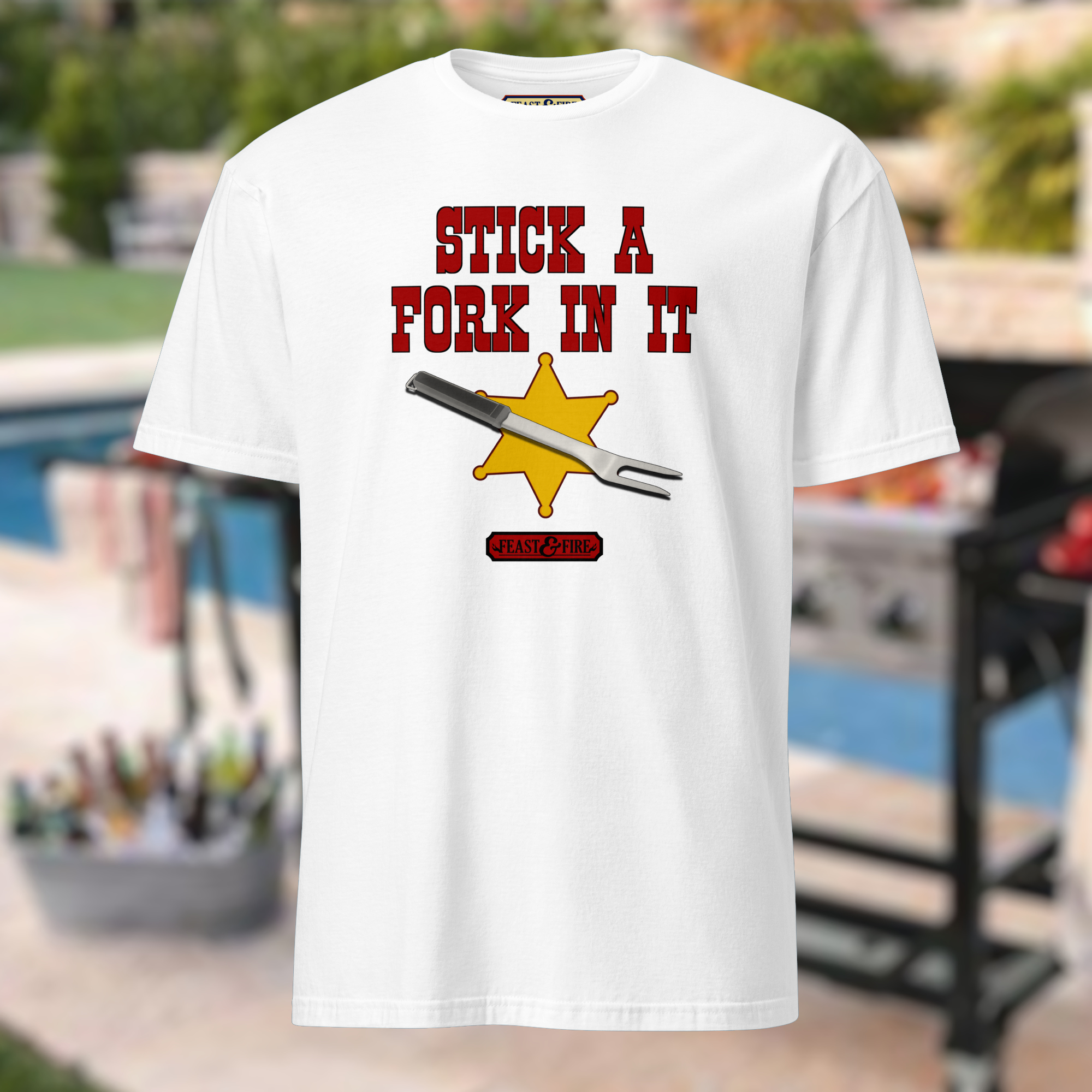 T-Shirt - STICK A FORK IN IT
