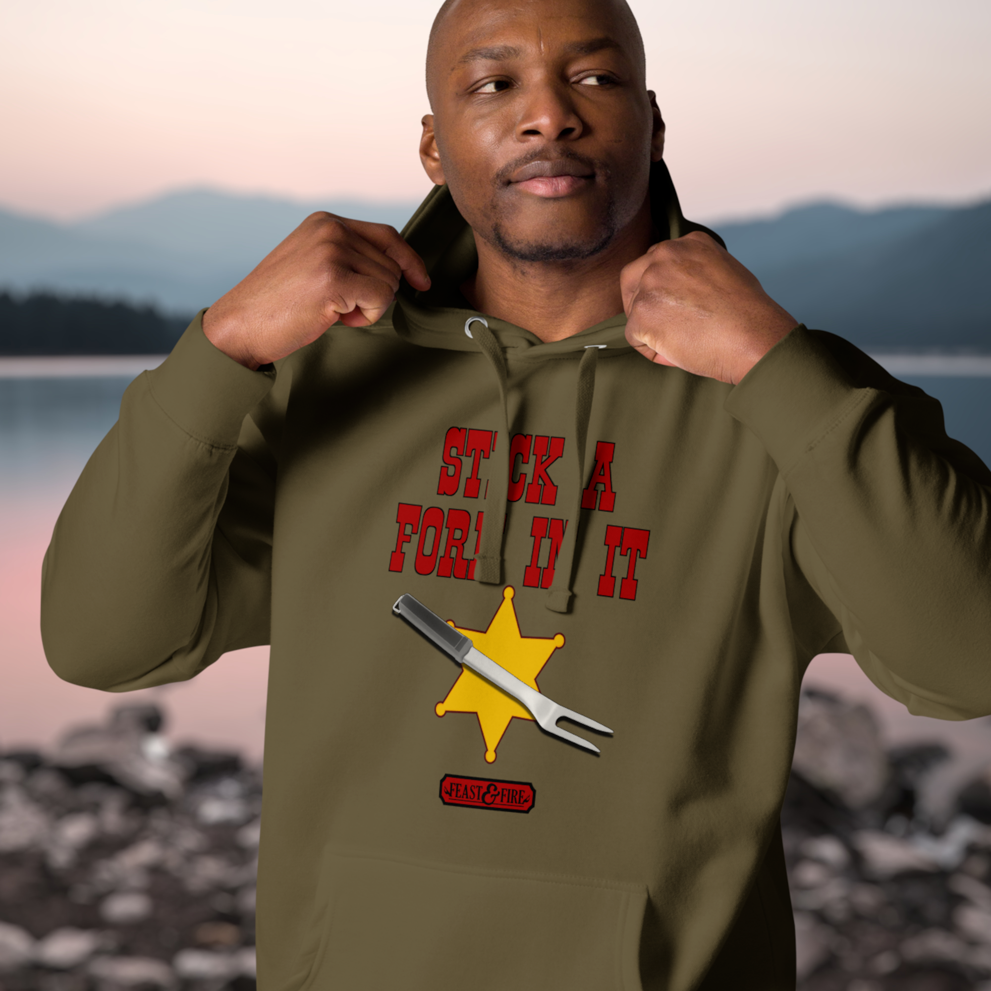 Hoodie - STICK A FORK IN IT