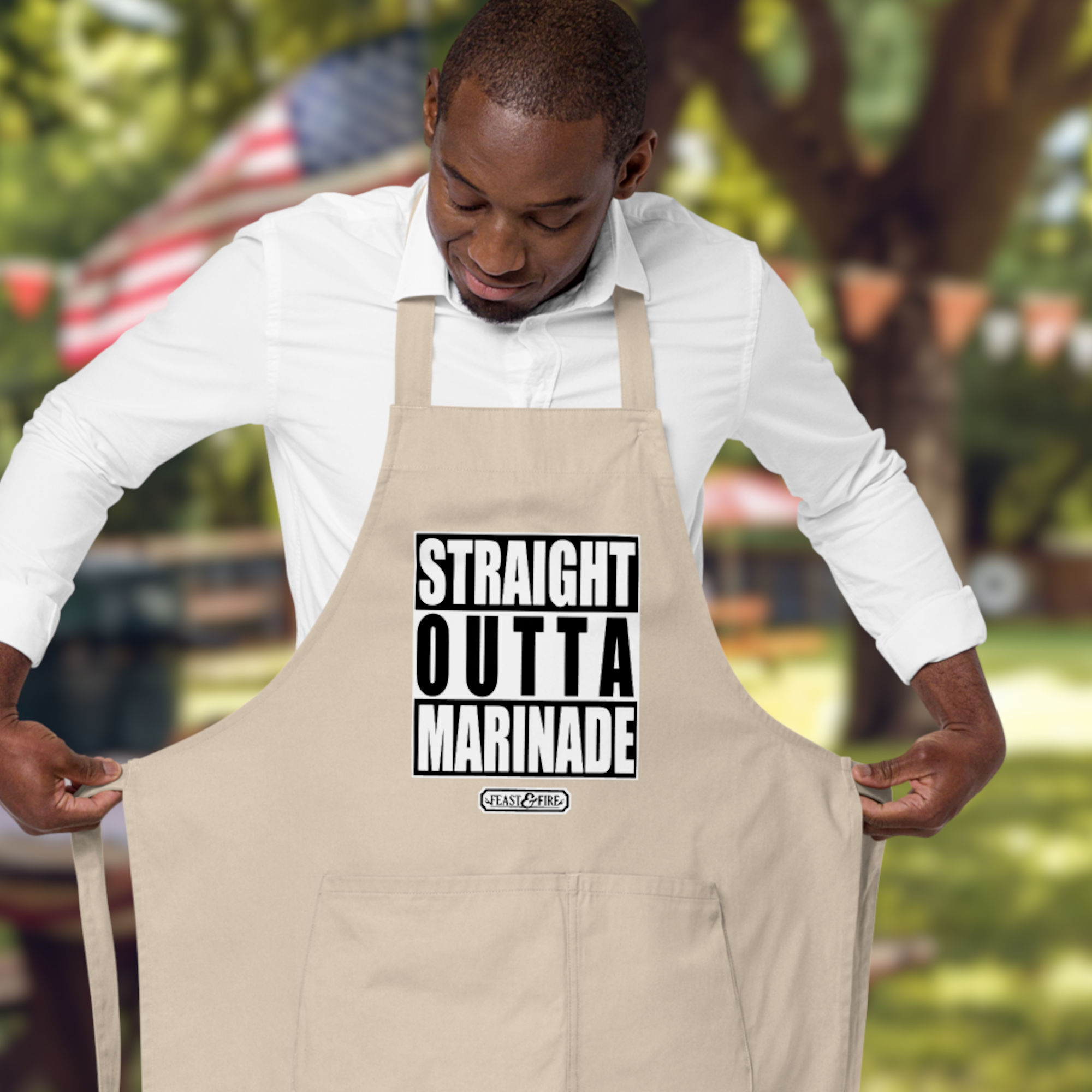 Apron - STRAIGHT OUTTA MARINADE