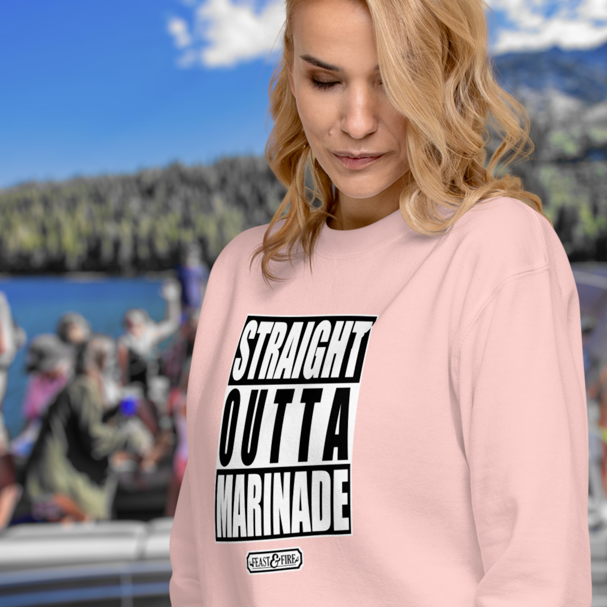Sweatshirt - STRAIGHT OUTTA MARINADE