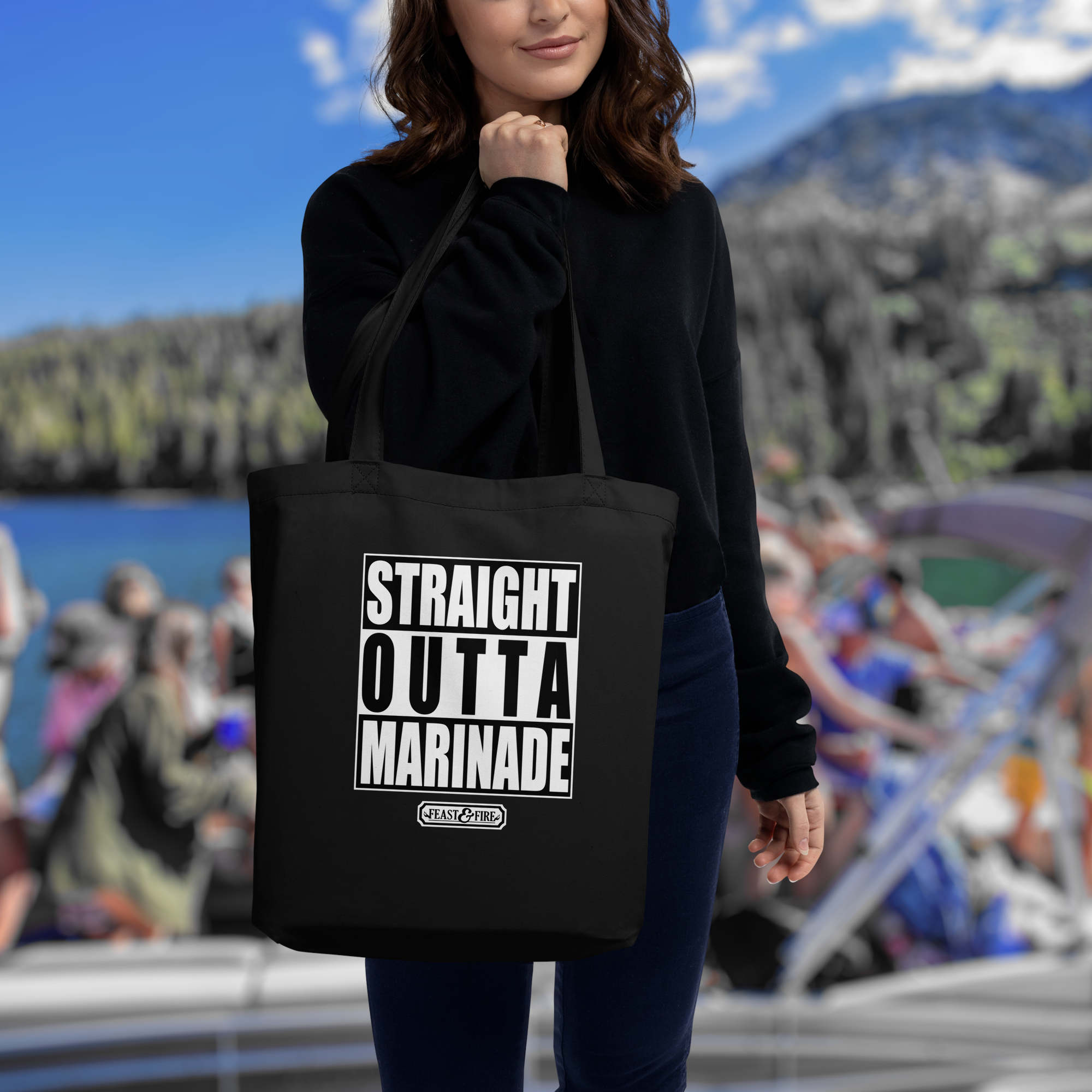 Eco Tote Bag - STRAIGHT OUTTA MARINADE